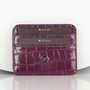 Zoozie Bags Cartera y Tarjetero de Piel Damson